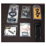 Accessory Lot, Bipod, Scope Rings Etc.