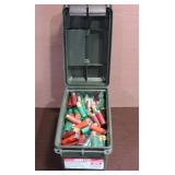 Assorted 12 Gauge Shells in Poly Ammo Container