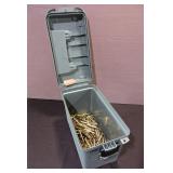 Assorted .30-30 Cartridges in Poly Ammo Container