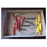 Bondhus, T Handle Allen Wrenches, Metric and SAE