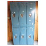 Free Standing Storage Locker w/6 Compartments