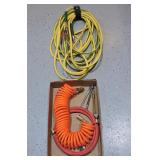 Assorted Air Hose and Chucks