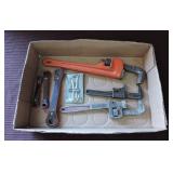 Assorted Pipe Wrenches, Etc.