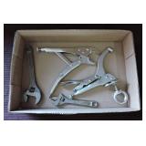 Assorted Locking Pliers and Adjustable Wrenches