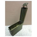 Assorted .22 LR Cartridges in Metal Ammo Can