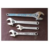 Assorted Adjustable Wrenches