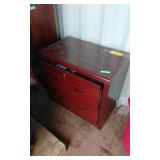 2 tier desk with lock and key