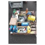 Steam cleaner  / clamps / hoses / tape, spray gun