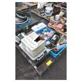 Desks exercise peddles / tool box, electrical