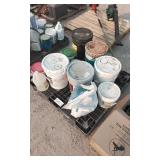 various paints / ice melt
