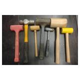 Various sledge hammers
