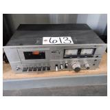 Stereo cassette tape deck system