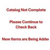 CATALOG NOT COMPLETE