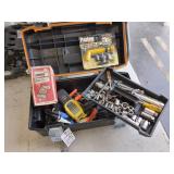 Tool box w/ various hand tools / sockets /