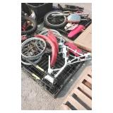 various dirt bike parts