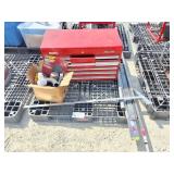 Tool Box, Framing Square, Flat Bar, Misc