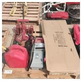 Motorcycle Lift, Siemens Electrical Shut Off Box