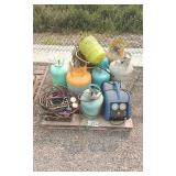 Acetylene line & gauge / ........
