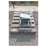Metal Shop Table / Collapsible Saw Horse