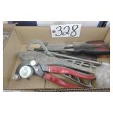 Oil Filter Wrench / Set of Chisels / Tin Snips /