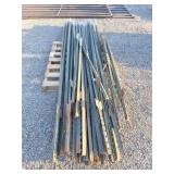 Metal Fence T - Post -qty 4 @ 8' & approx 30 @ 10'