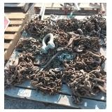 Misc Lifting Chains w/ Hooks & Shackle