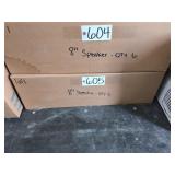 8' speakers qty 6