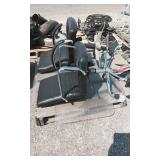 Office Mat / Office Chairs qty 2