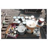 Various Paint / Stains / Caulk / Supplies