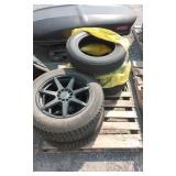 Tires w/ rims qty 2 / Tires qty 3