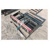 Skid steer bale forks