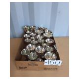 Various Silver Plated Cups / Basket / Flower Tray