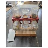 Vintage bolt / nut / tool jar organizer