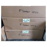 8' speakers qty 6