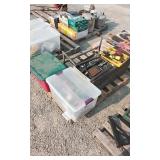 Various Hand Tools / Wooden Tool Chest /