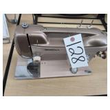 Vintage White Sewing Machine