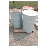 55 Gal. Barrels qty 3
