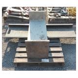 Small Textured Ramp / Metal ' I ' Beam