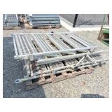 Foldable steel steps