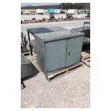 Metal Shop Table / Cabinet
