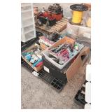 spray paint / circular saw / various hardware