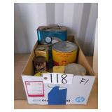 Vintage Can Collection