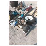 trailer tire / compressor / misc hardware