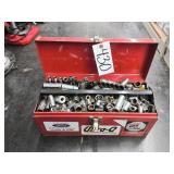 Tool box w/ various sockets