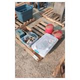 Tool organizer / Fuel Cans / Various Bits / Screws