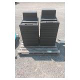 Black Metal Sliding Drawers