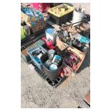 Paints / pumps / hedge trimmers / primers / misc