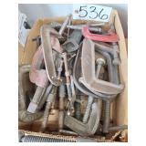 Various size C-Clamps