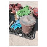 tarps / burlap bags / fertilizer