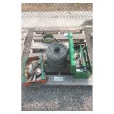 Tool Box w/ Hand Tools / Axe / Jumper Cables /
